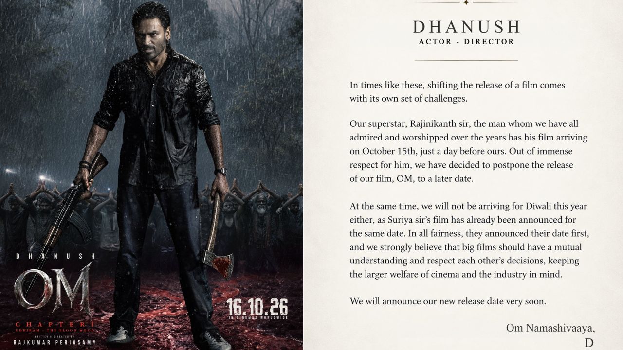 Dhanush OM: రజినీ కోసం స్టార్ హీరో ధనుష్ బిగ్ డెసిషన్.. ‘జైలర్ 2’తో పోటీ వద్దంటూ సంచలన ప్రకటన!
