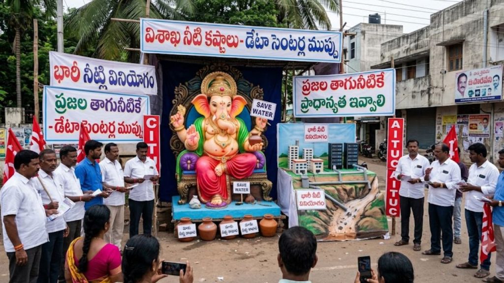 Ganesh Idol Protest