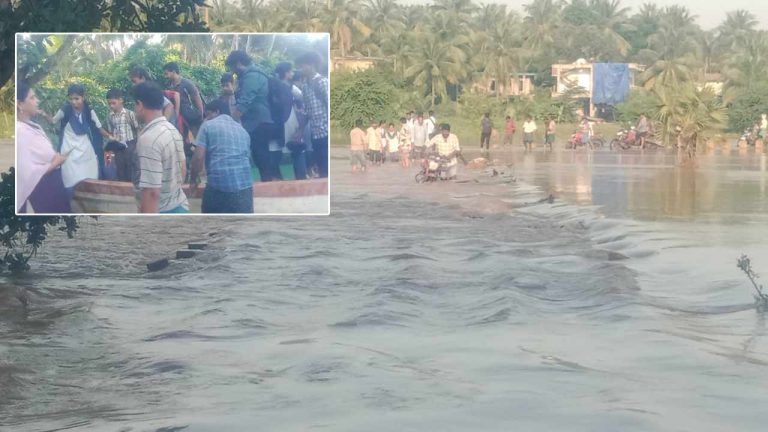 Godavari Floods: గోదావరిలో పెరిగిన వరద ఉధృతి.. లంక గ్రామాలకు రాకపోకలు బంద్..
