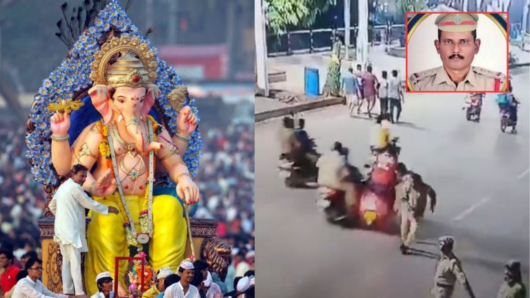 Hyderabad: గణేష్ నిమజ్జనంలో విషాదం.. గుర్తుతెలియని ద్విచక్ర వాహనం ఢీకొని ఎస్ఐ మృతి..!