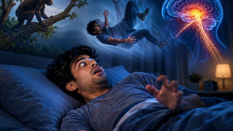 Hypnic Jerk: నిద్రలో ఒక్కసారిగా కిందపడుతున్నట్లు అనిపిస్తోందా? మెదడులో ఏం జరుగుతుంది.?