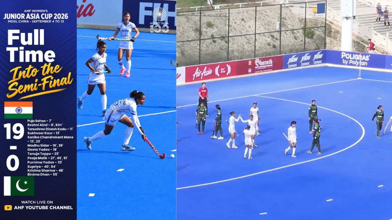 ind vs pak india women beat pakistan 19 0 in junior asia cup record win