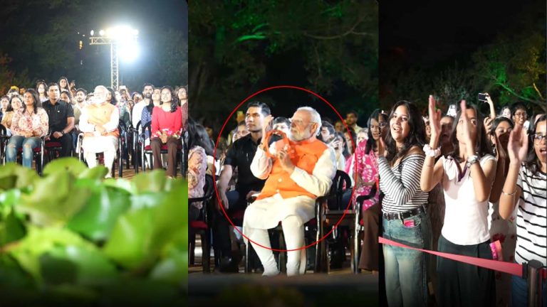 PM Modi: భజన క్లబ్బింగ్‌లో మోడీ.. యువతతో కలిసి భక్తి పాటలకు కంజర వాయించిన ప్రధాని