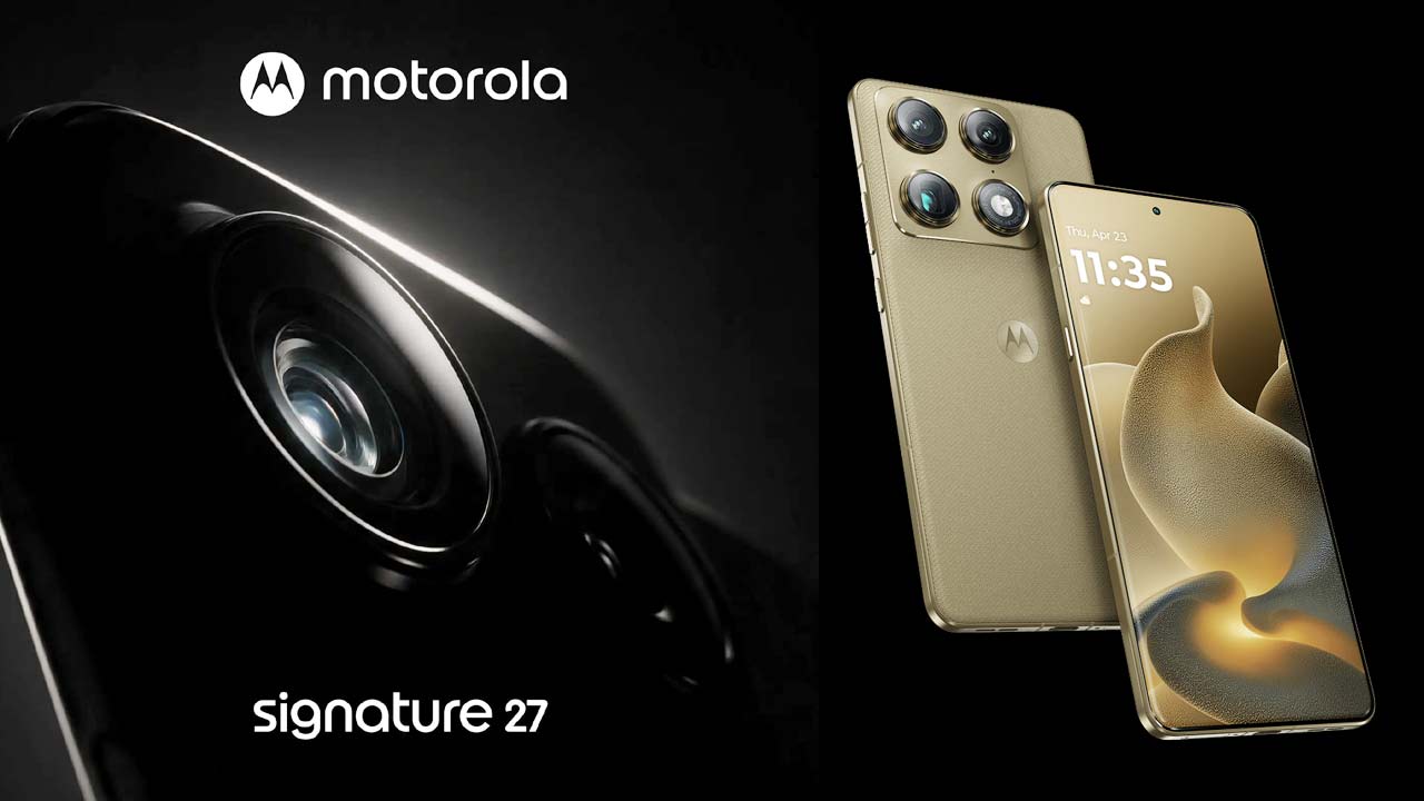 Motorola Signature 27: మోటరోలా Signature 27 లాంచ్ డేట్ కన్ఫర్మ్.. 200MP కెమెరా, Dolby Vision సపోర్ట్, ప్రీమియం డిజైన్