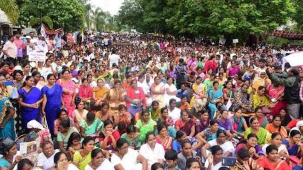 Polavaram Displaced Families Protest