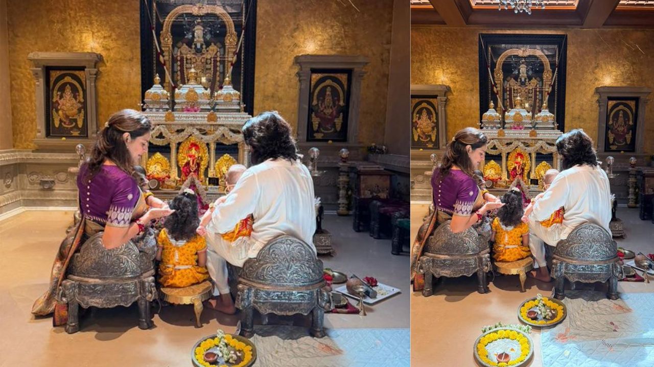 Ram Charan: మెగా ఫ్యామిలీ స్పెషల్ ఫోటో.. ముగ్గురు పిల్లలతో రామ్ చరణ్ – ఉపాసన జన్మాష్టమి వేడుకలు!