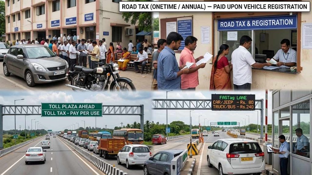 Road Tax Vs Toll Tax