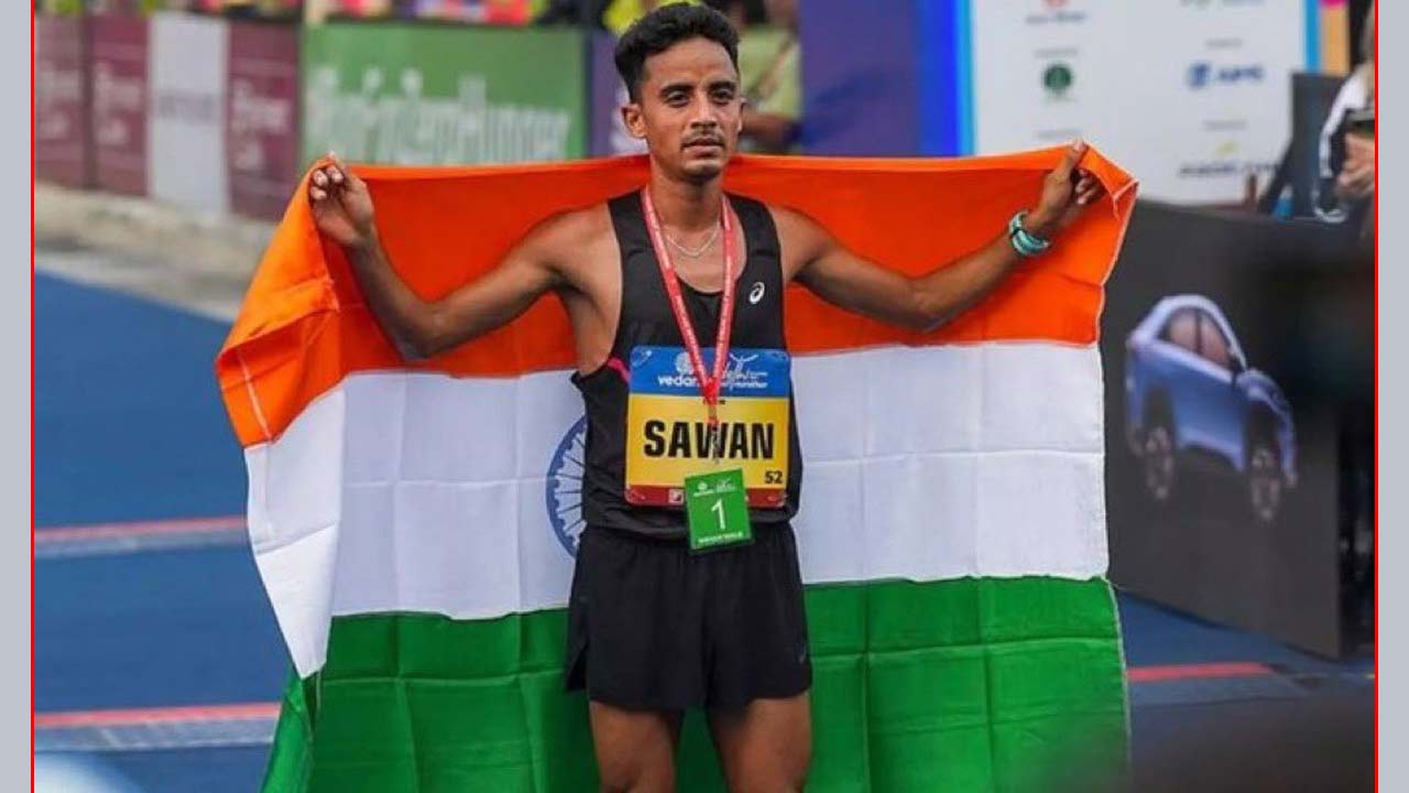 sawan barwal wins silver in asian games marathon ends indias 44 year wait