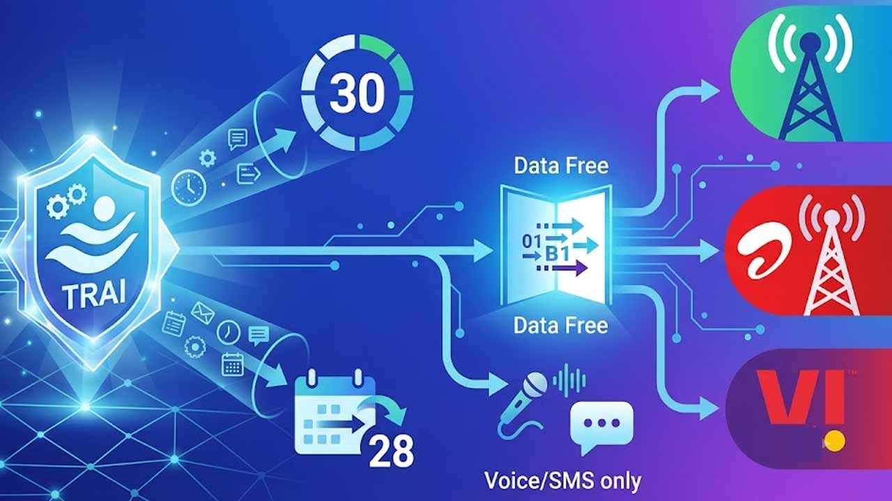 TRAI New Recharge Rules: TRAI కొత్త నిబంధనలు.. Jio, Airtel, Vi రీఛార్జ్ ప్లాన్లలో కీలక మార్పులు..