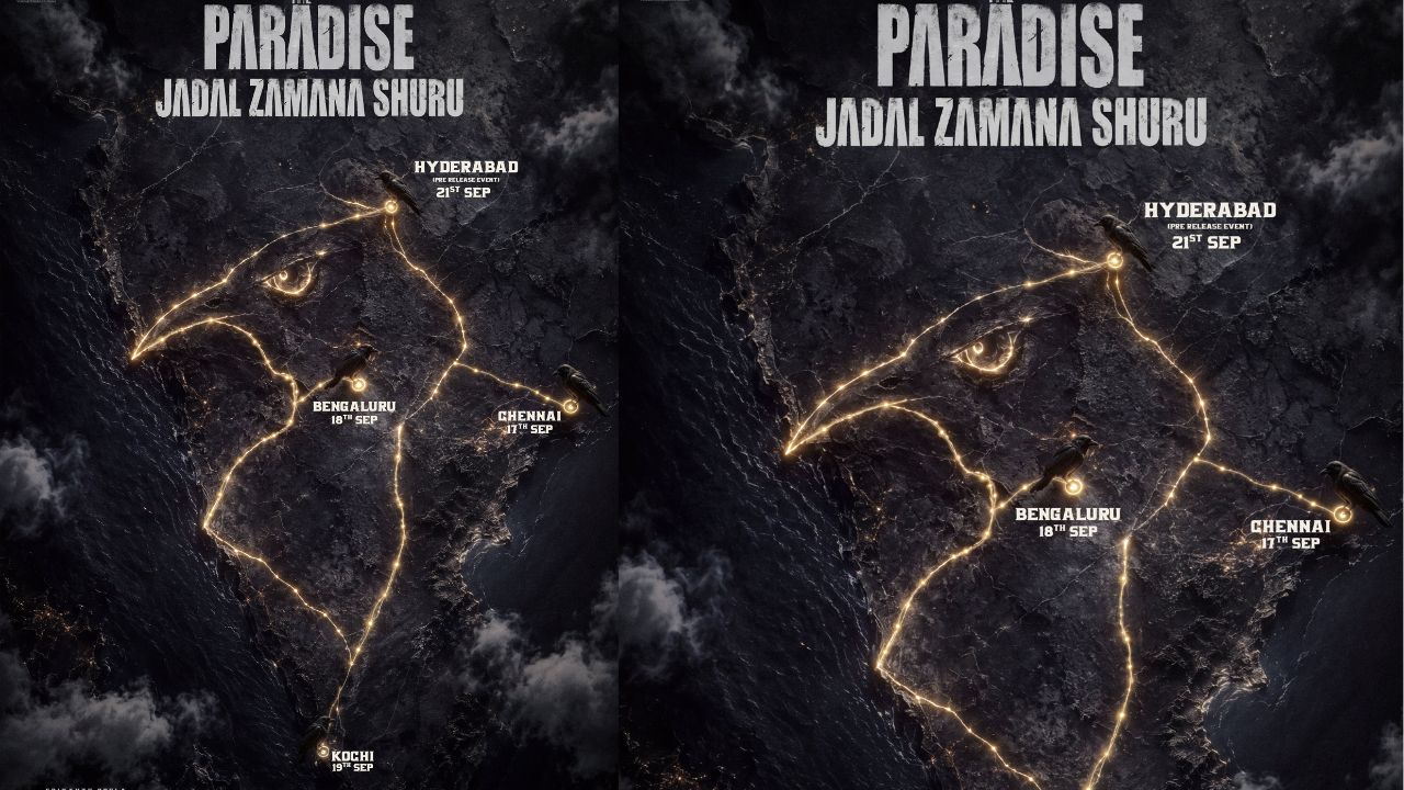 the paradise pre release tour nani event schedule