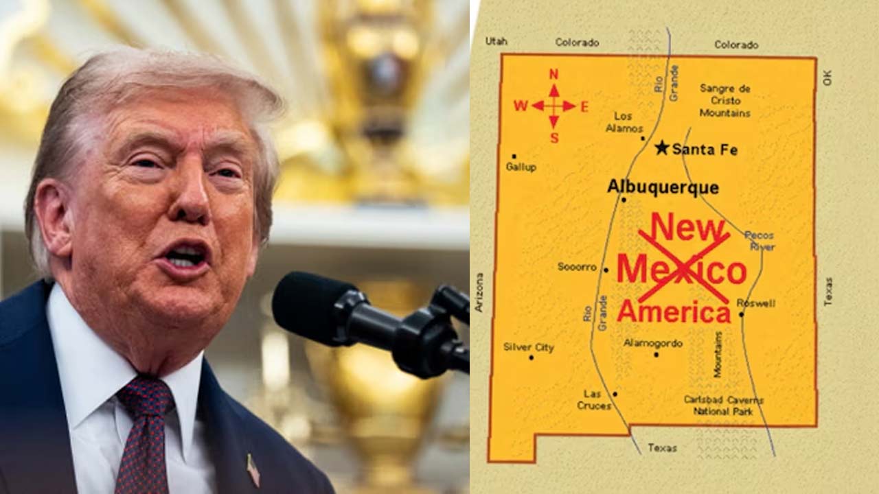 Trump: న్యూ మెక్సికో రాష్ట్రం పేరు మార్చేందుకు ట్రంప్ ప్లాన్.. సాధ్యమేనా? రూల్స్ ఇవే!