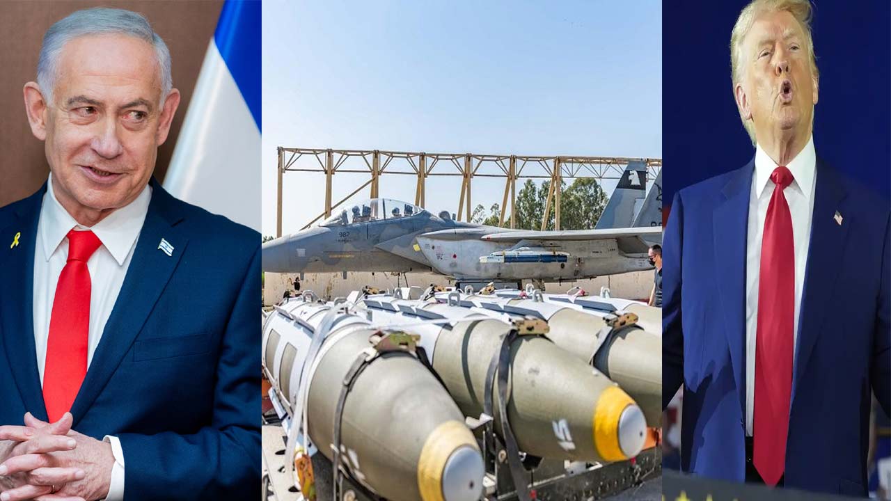 trump israel 2 8 billion arms package 40000 bombs penetrator warheads