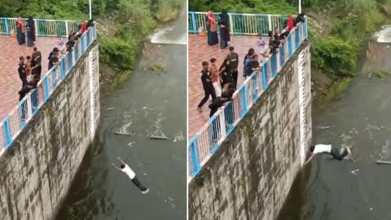 Viral News: రీల్‌ కోసం నీటిలో దూకాడు.. నెక్ట్స్‌ ఏం జరిగిందో తెలిస్తే తల పట్టుకుంటారు..!