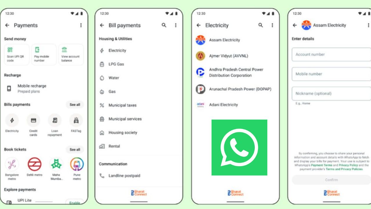 whatsapp bill payment pay electricity water and gas bills directly on whatsapp
