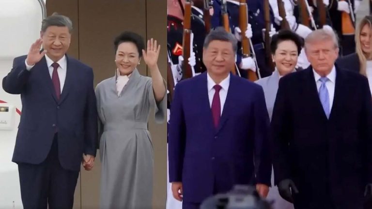 Xi Jinping Arrives in America: అమెరికా గడ్డపై షీ జిన్‌పింగ్.. ఆండ్రూస్ ఎయిర్‌బేస్‌కు వెళ్లి మరీ స్వాగతించిన ట్రంప్