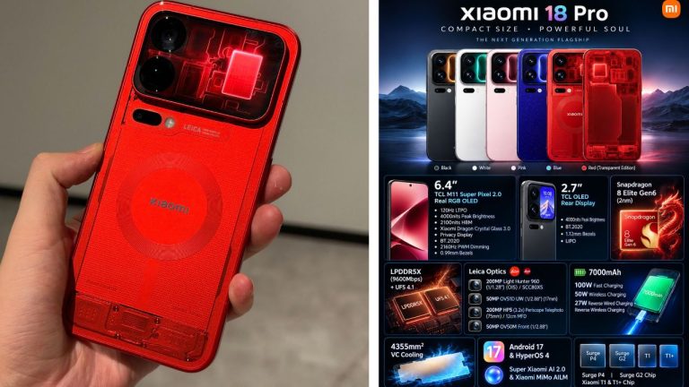 8500mAh బ్యాటరీ, ట్రిపుల్ స్టీరియో స్పీకర్లు, లైకా 200MP ట్రిపుల్ కెమెరాలతో కొత్త ఫ్లాగ్‌షిప్ Xiaomi 18 Pro Max వచ్చేసిందోచ్..!