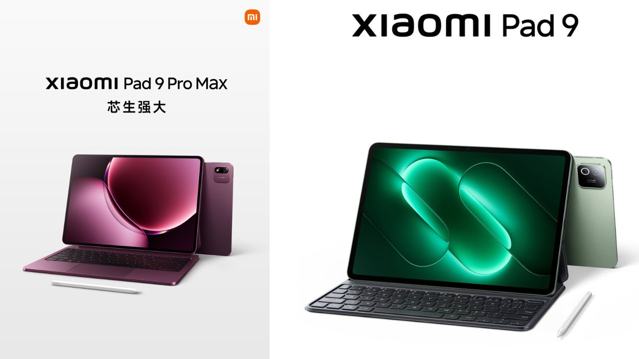 144Hz డిస్‌ప్లే, 11,000mAh బ్యాటరీతో కొత్త ట్యాబ్లెట్లు Xiaomi Pad 9, Pad 9 Pro లాంచ్..!
