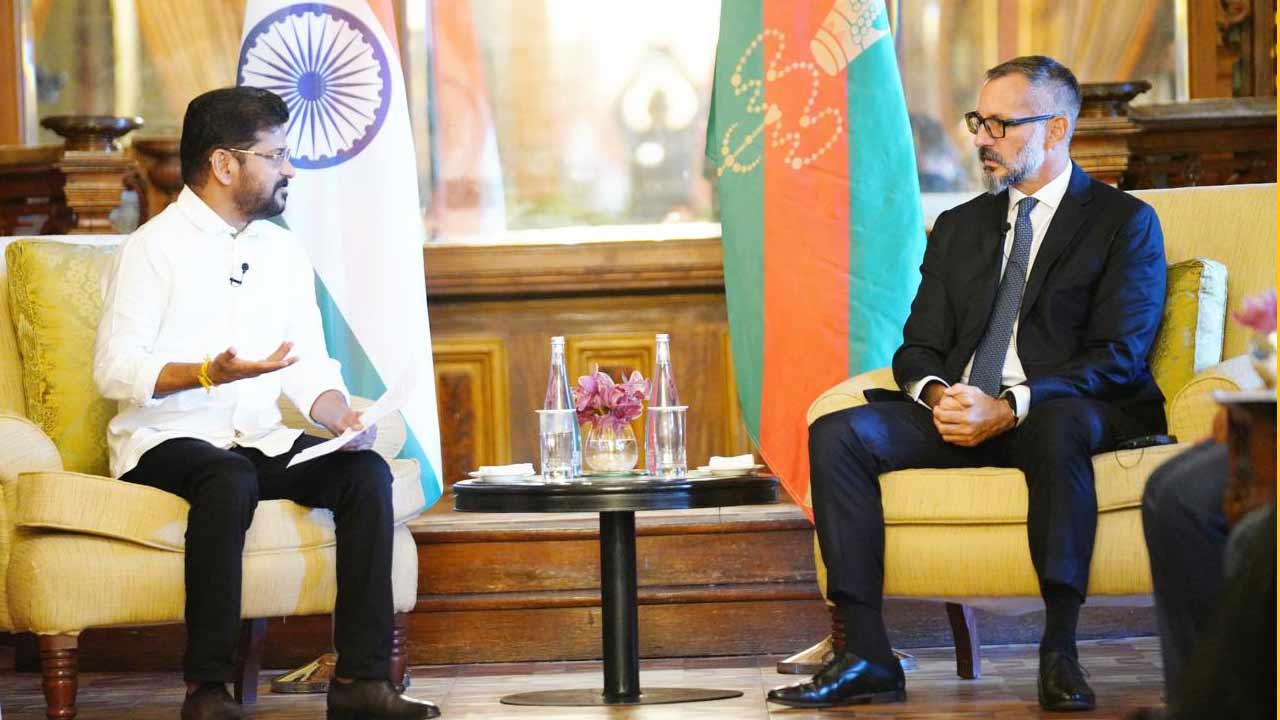 revanth reddy prince rahim aga khan meeting telangana global summit