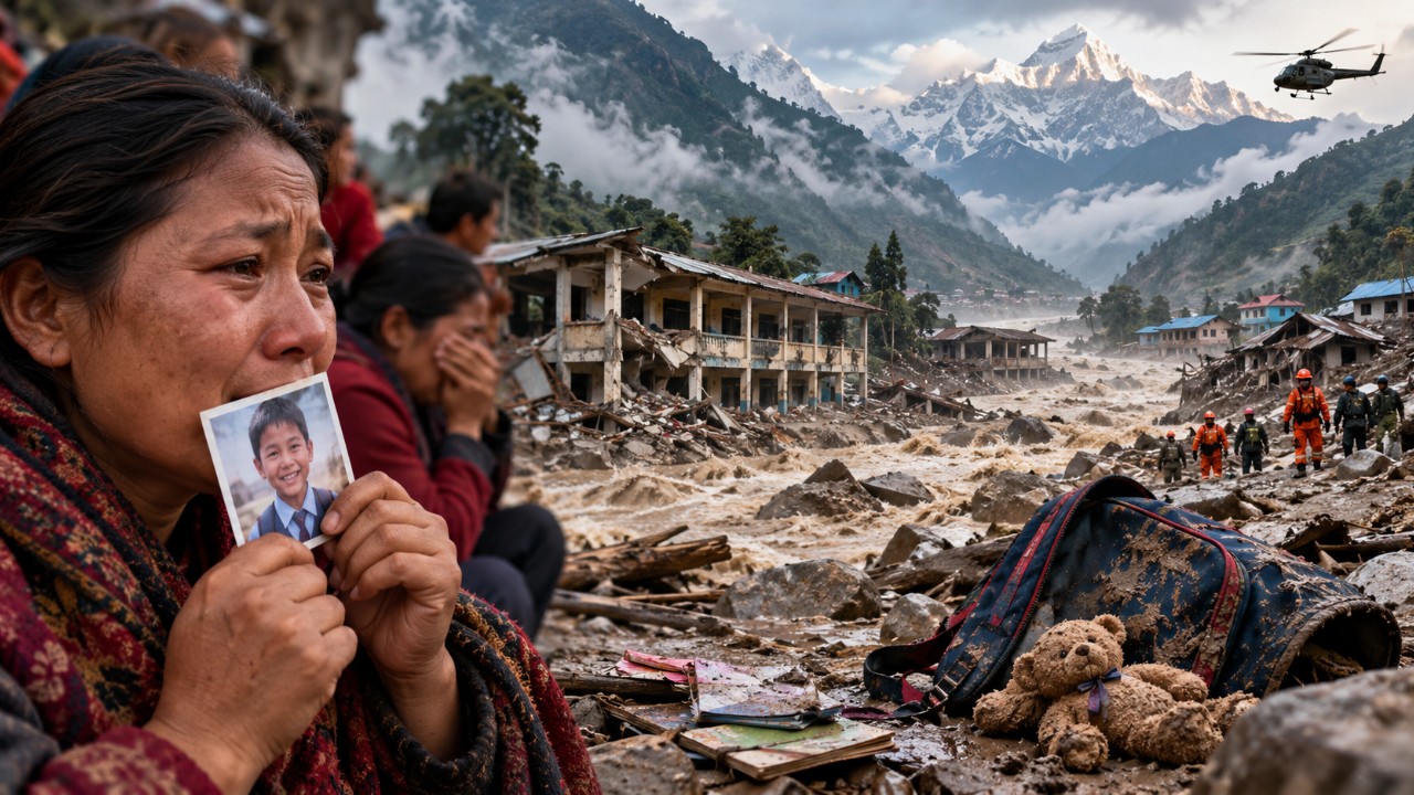 nepal himalaya disaster explained 600 children missing