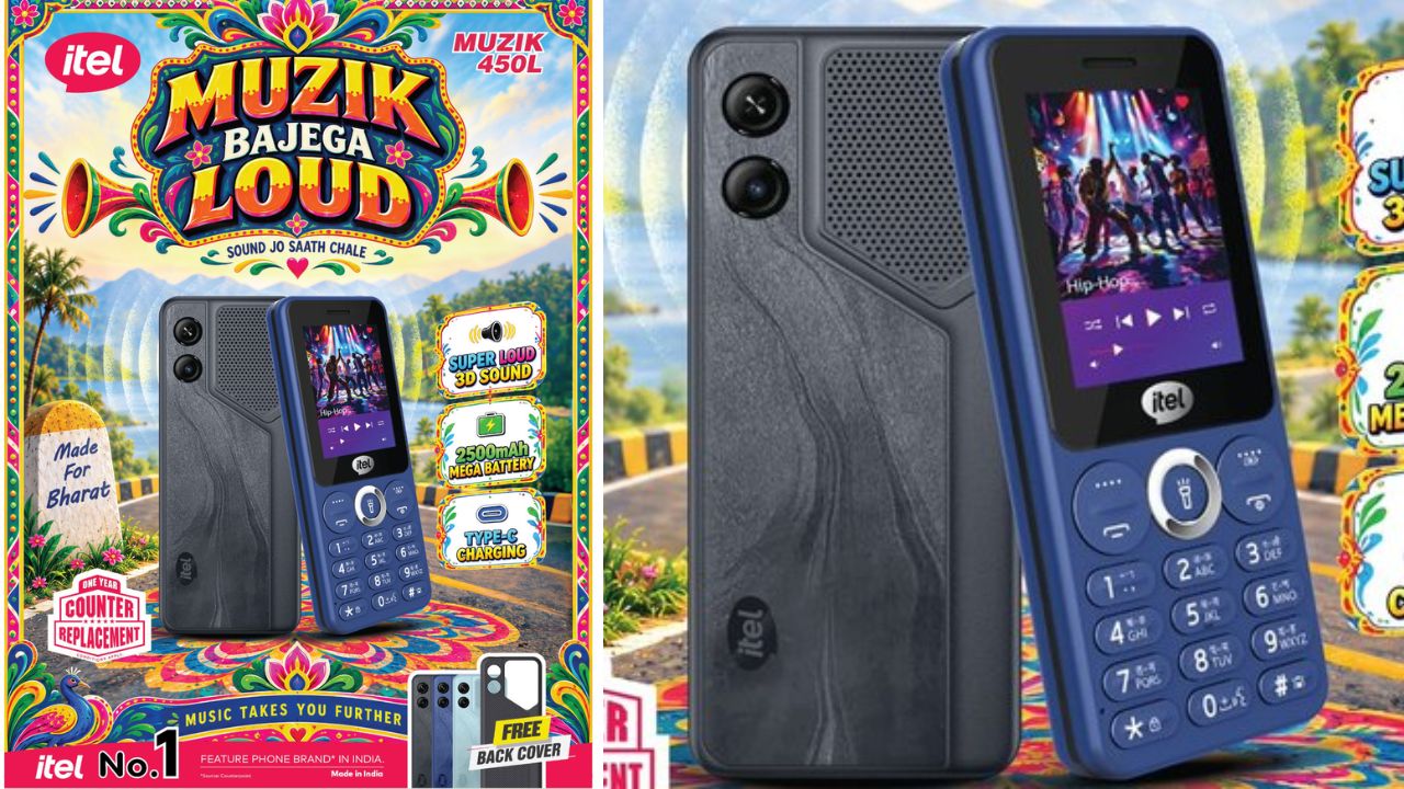 itel muzik 450l launched at rs 1659 with 2500mah battery
