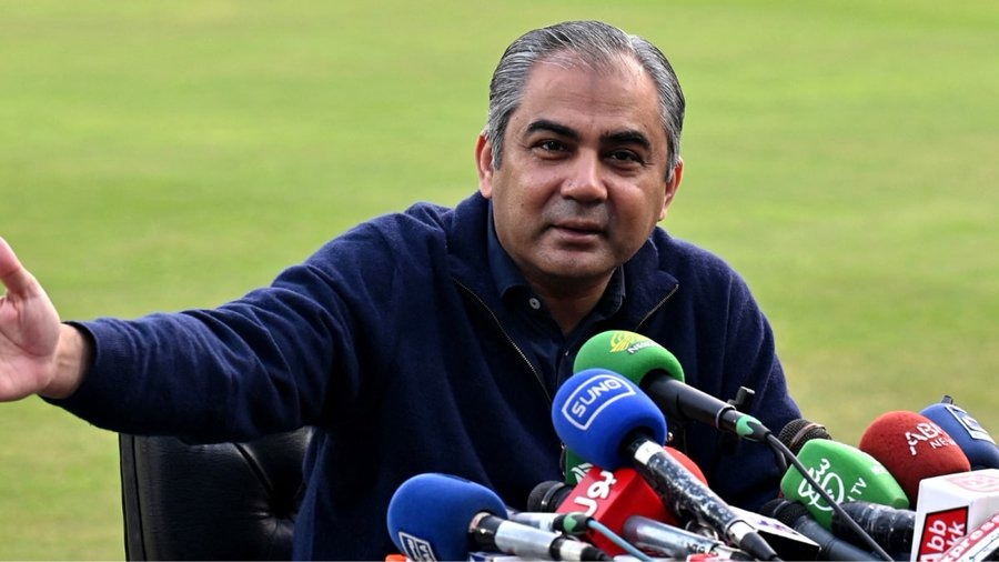 pcb chief mohsin naqvi slams critics pakistan test loss