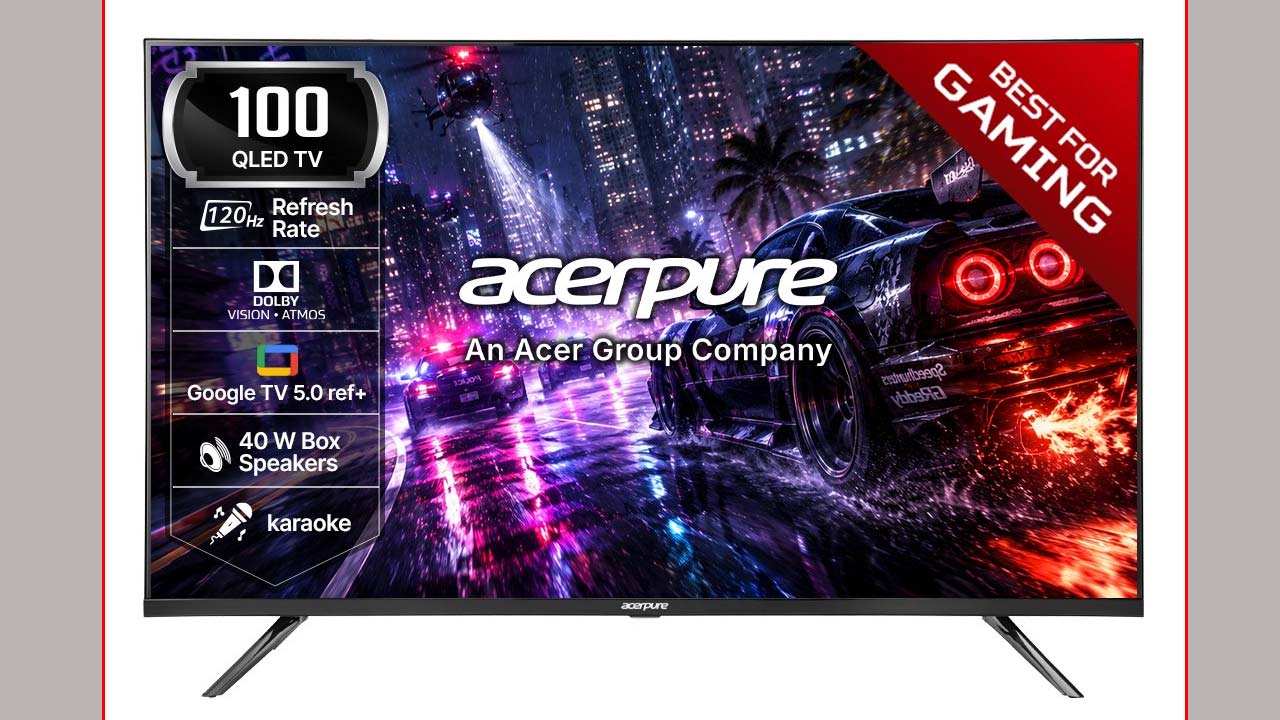 Acerpure Nitro QLED TV: 100 ఇంచెస్ స్క్రీన్‌తో Acerpure Nitro TV లాంచ్.. 120Hz డిస్‌ప్లే, Dolby Vision, 65W సౌండ్!
