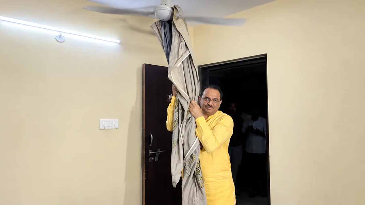 anti suicide fans installed gujarat vnsgu university hostels
