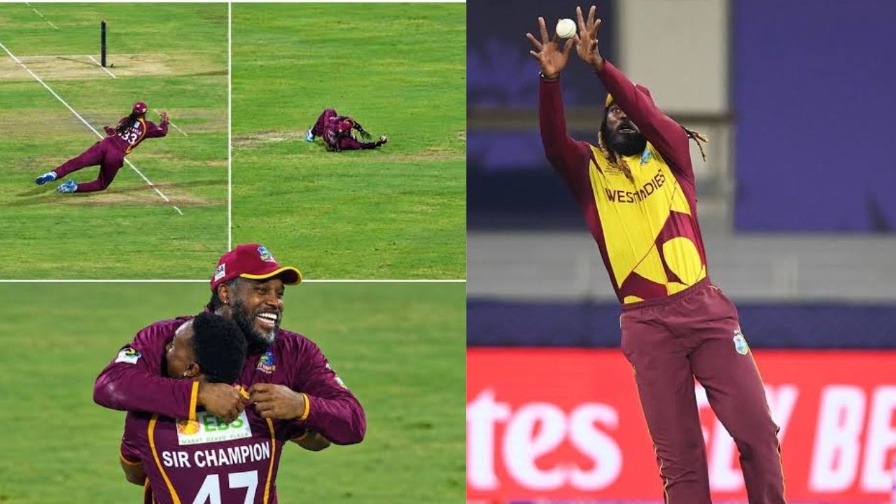 Chris Gayle Catch: 47 ఏళ్ల వయసులోనూ తగ్గేదేలే.. గాల్లోకి ఎగిరి స్టన్నింగ్ క్యాచ్.. వీడియో చూస్తే మతిపోవాల్సిందే!