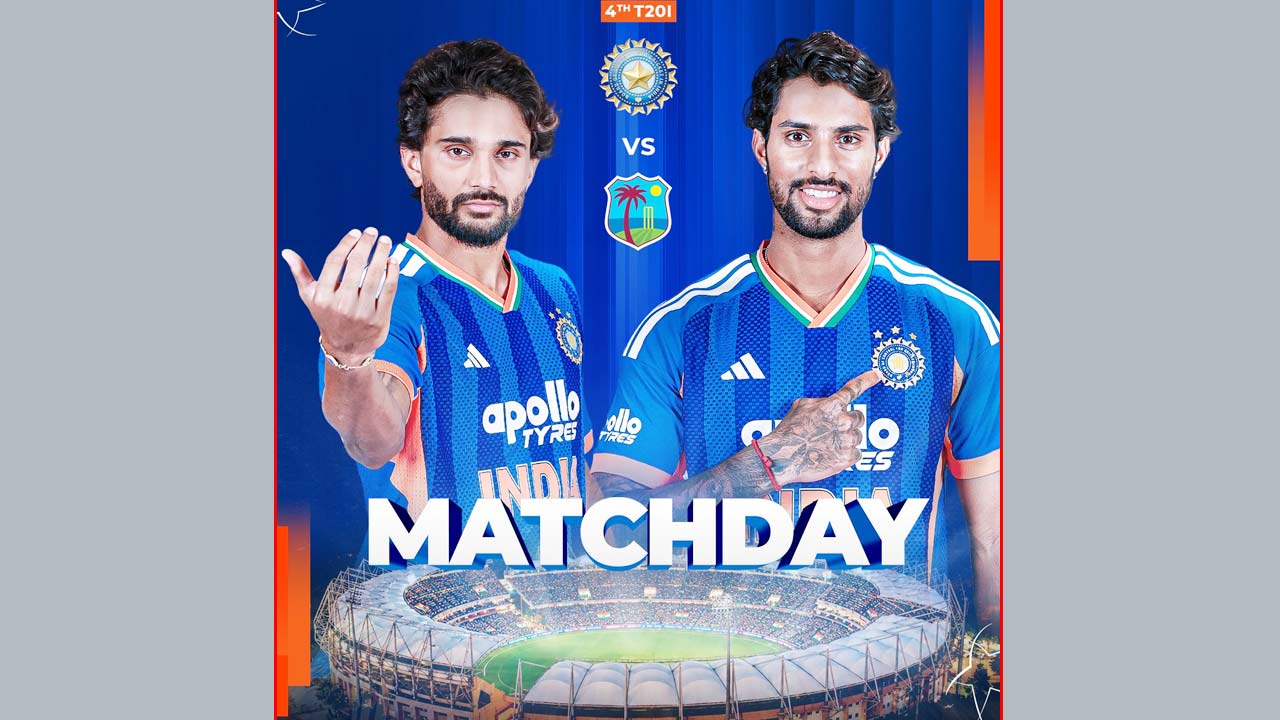 india vs west indies 4th t20 india win toss opt to bowl in hyderabad
