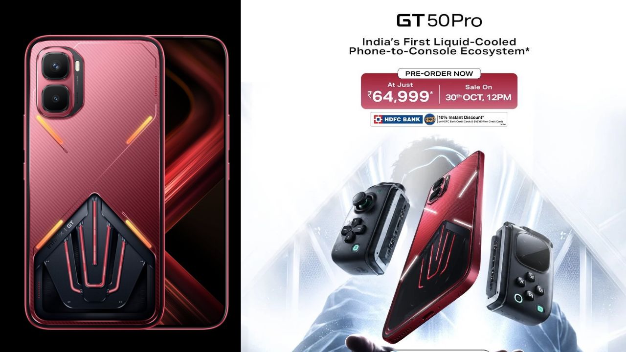 infinix gt 50 pro launched in india with dimensity 8400 ultimate 144hz amoled display pressure sensitive gt triggers and liquid cooling
