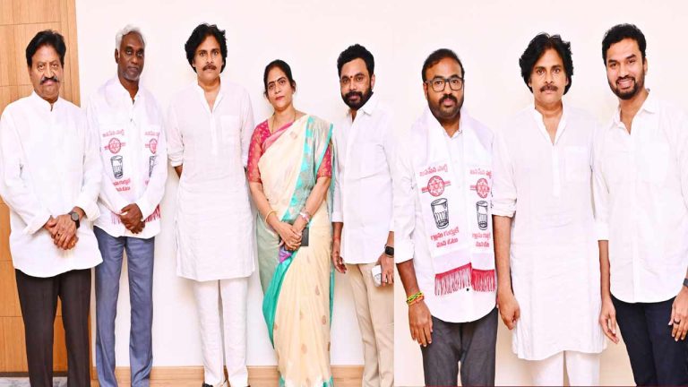 Jana Sena Party: జనసేనలోకి పలువురు వైసీపీ నేతలు, ప్రముఖులు.. పార్టీ కండువా కప్పి ఆహ్వానించిన పవన్ కల్యాణ్‌..