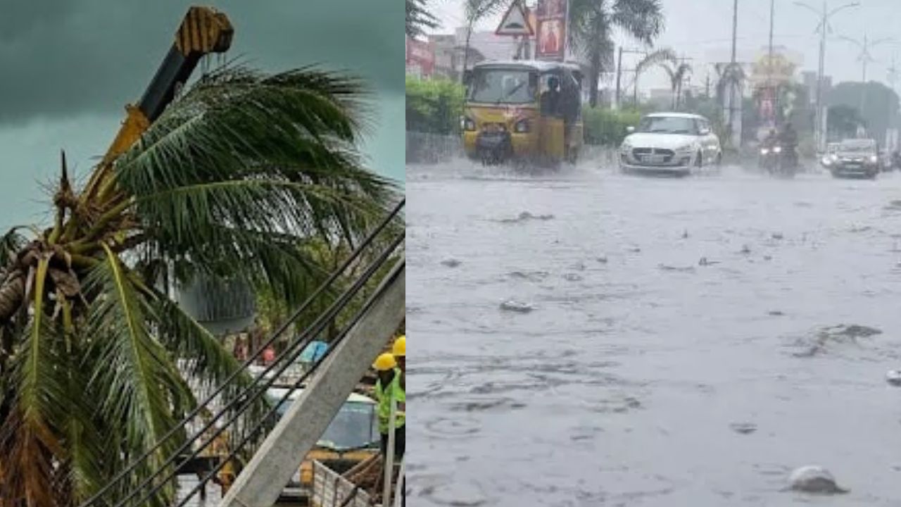 cyclone arnab effect heavy rain in ap kasinkota records 26 3 cm rainfall