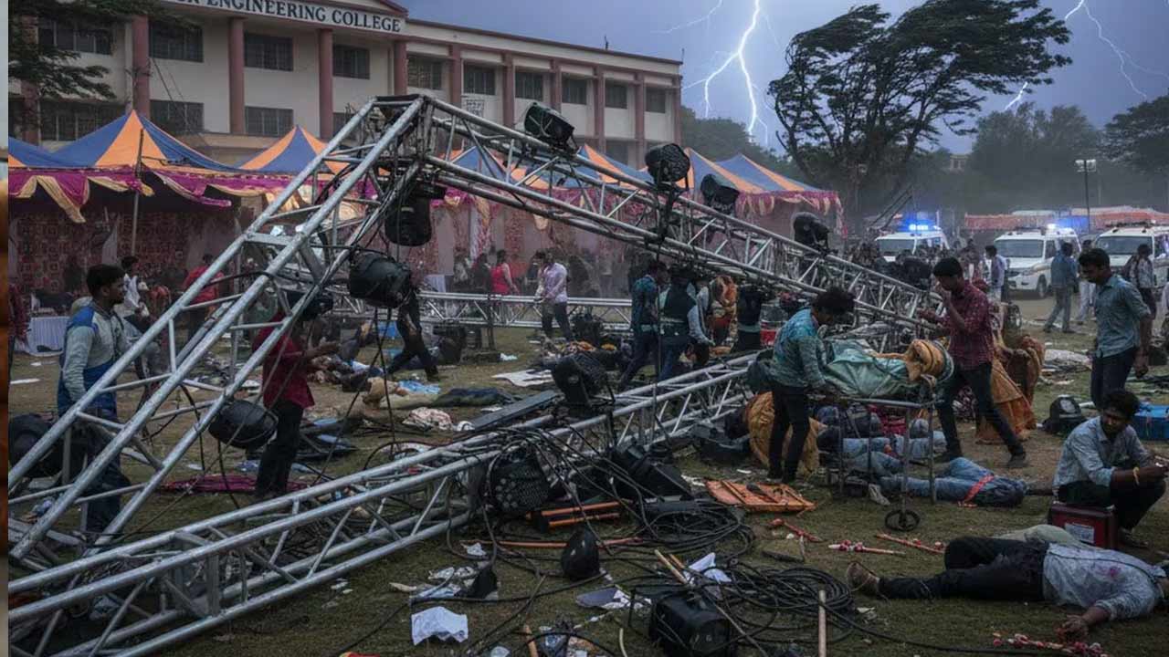 hyderabad dandiya event accident