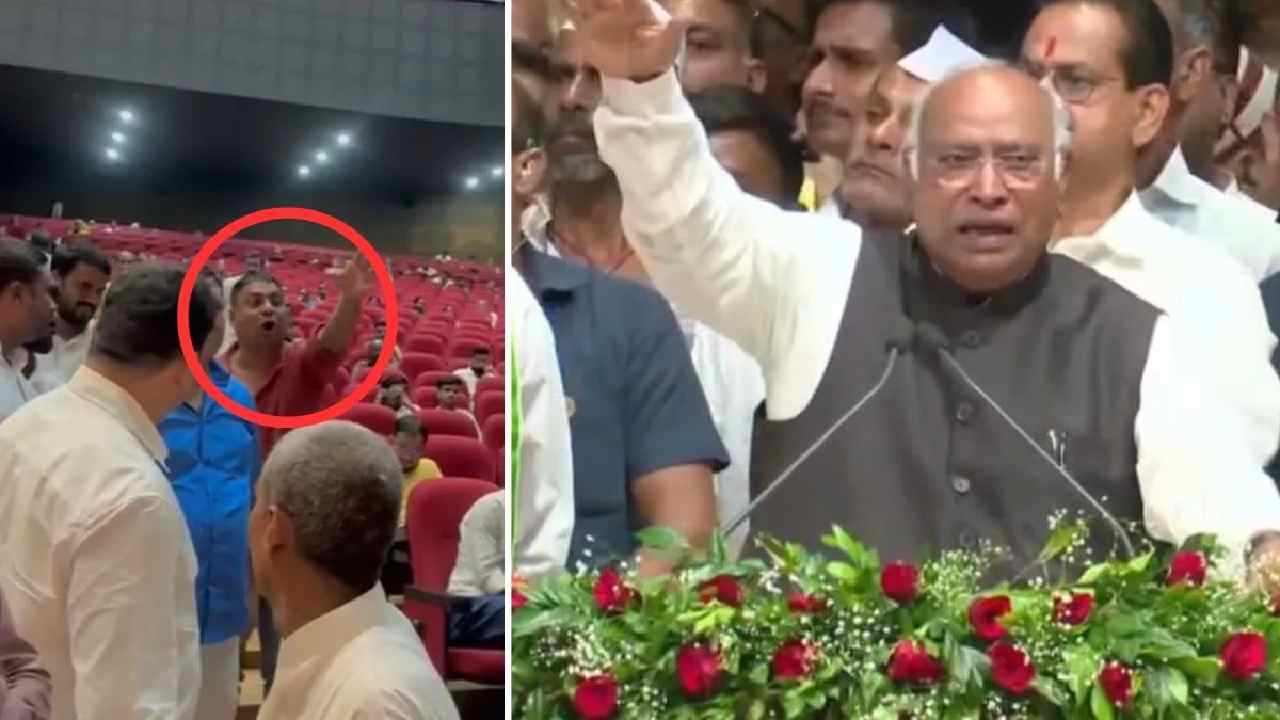mallikarjun kharges modis father will go too remark sparks row in patna