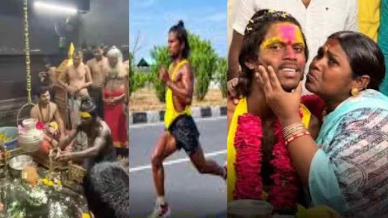 Bihar: తల్లి కోసం కొడుకు సంకల్పం.. పరుగెత్తుకుంటూ 12 జ్యోతిర్లింగాల యాత్ర