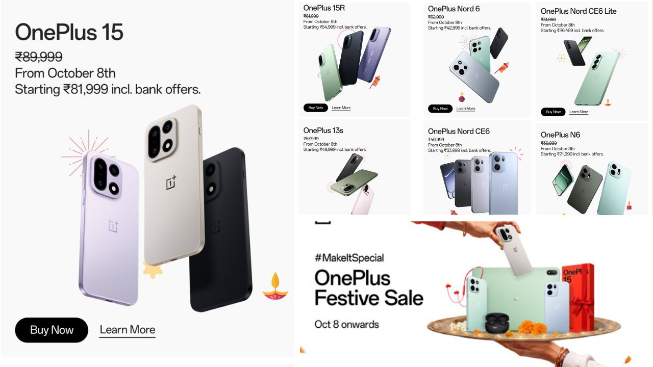 oneplus festive sale 2026 oneplus 15 nord 6 buds 4 tablets at big discounts