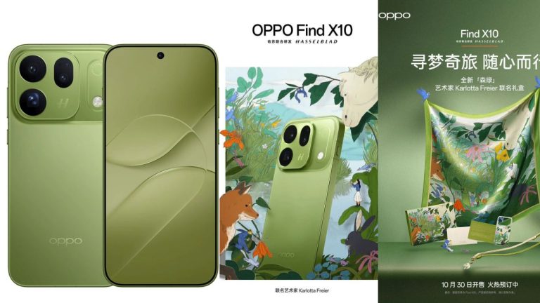 200MP డ్యూయల్ కెమెరా, 8,000mAh బ్యాటరీతో Oppo Find X10 ఫారెస్ట్ గ్రీన్ ఎడిషన్ లాంచ్..!
