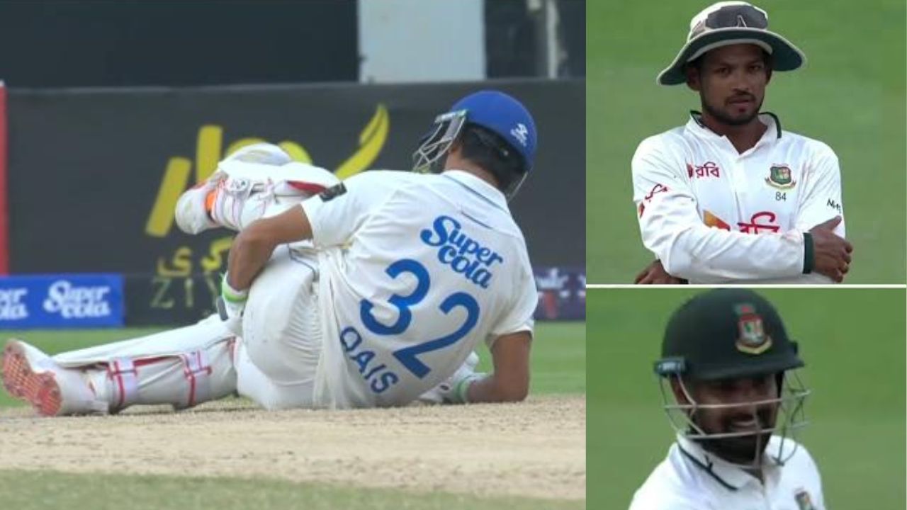qais ahmad injury drama goes viral in social media at afghanistan vs bangladesh test