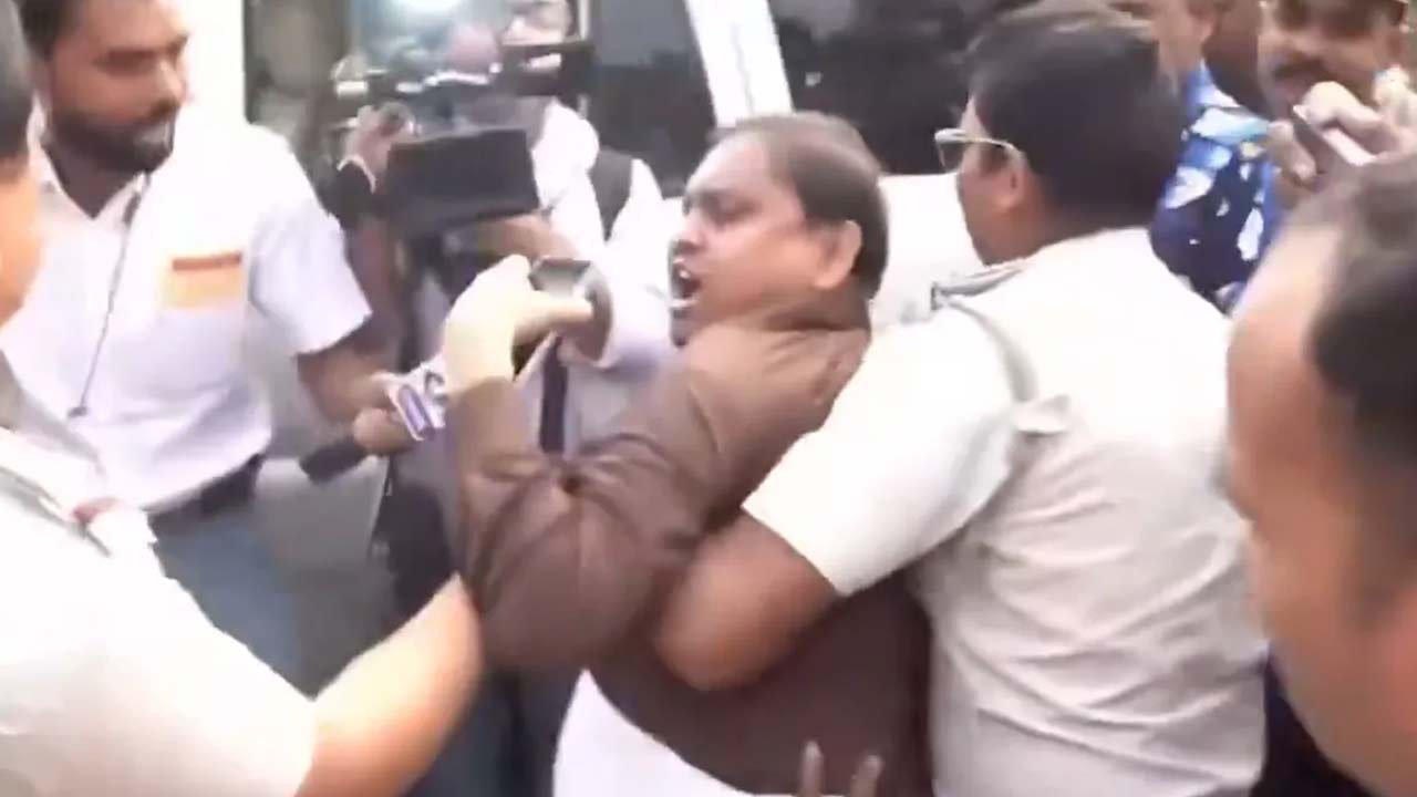 rejinagar bypoll humayun kabir arrested after alleging police interference in voting