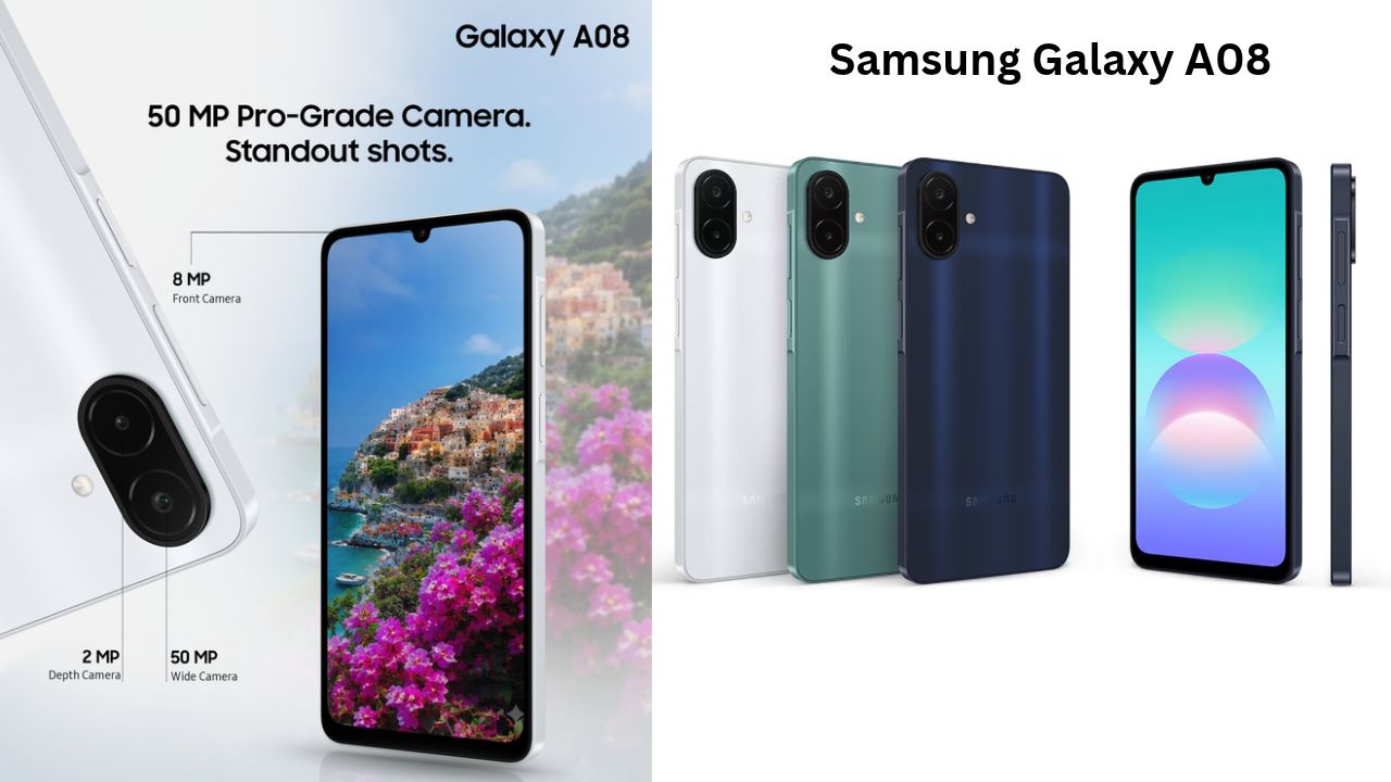 samsung galaxy a08 launched in india with 6000mah battery 6 years of updates and ip64