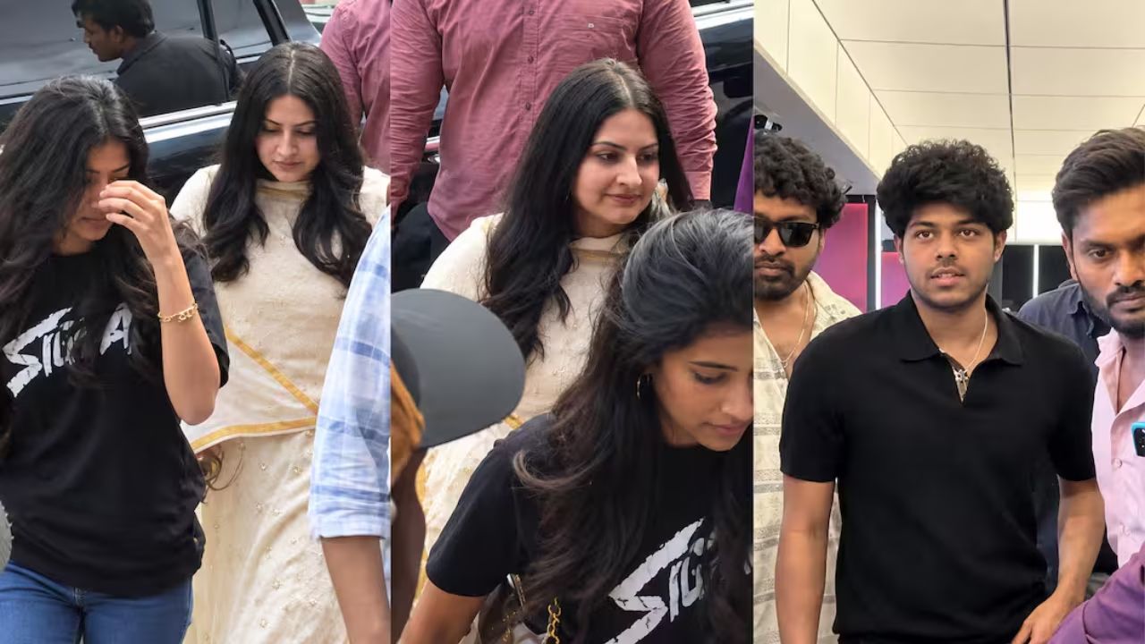 vijay wife sangeetha watches son jason sanjay sigma theatre