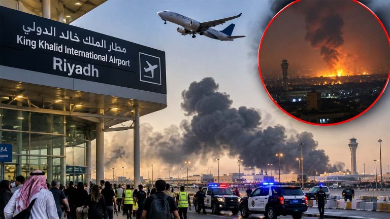 Saudi: రియాద్ ఎయిర్‌పోర్టులో మరోసారి భారీ పేలుడు.. విమానాలు దారి మళ్లింపు