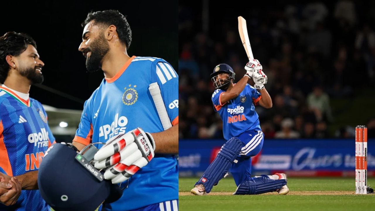 shreyas iyer praises naman dhir after indias record chase against new zealand