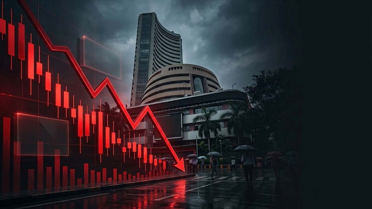 stock market today sensex falls over 1000 points nifty slips below 22500