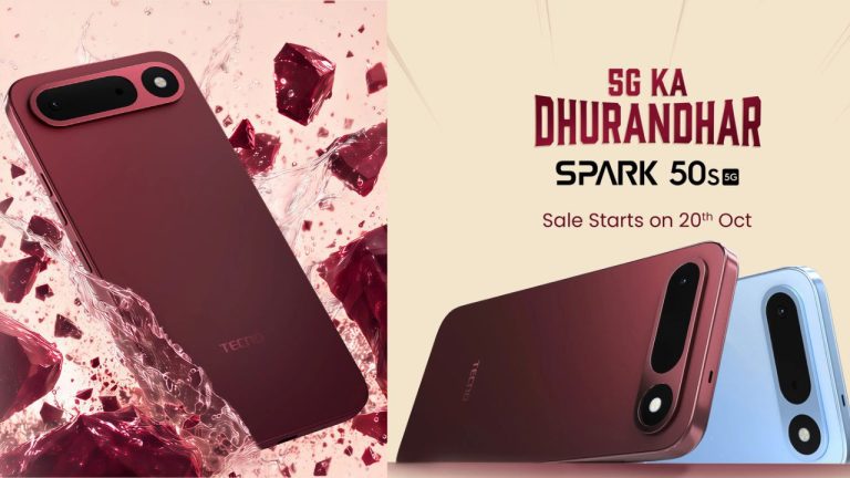 6500mAh బ్యాటరీ, 50MP కెమెరా, మిలిటరీ గ్రేడ్ డ్యూరబిలిటీతో TECNO Spark 50s 5G లాంచ్.. ధర, ఫీచర్లు ఇవే.!