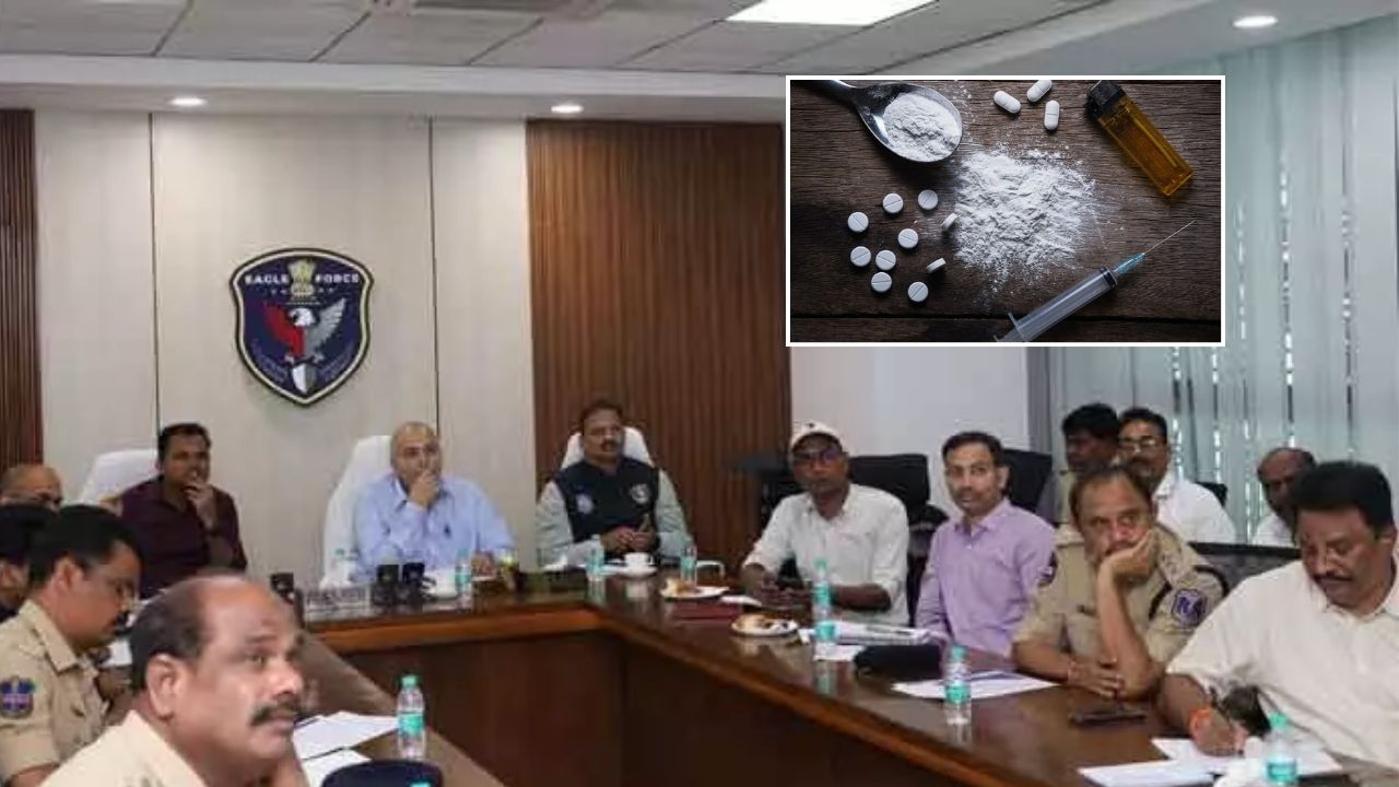 telangana eagle force cracks down on synthetic drugs pharma and courier networks