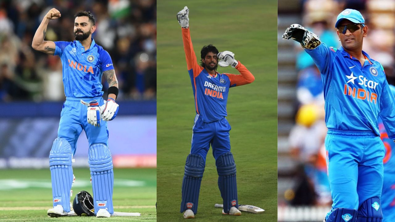 tilak varma surpasses ms dhoni in t20i chasing average only behind virat kohli
