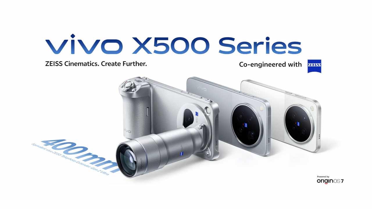 vivo x500 series global launch with 200mp zeiss camera 7800mah battery and originos 7