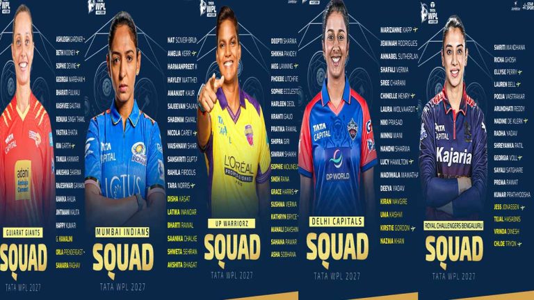 WPL 2027 మినీ వేలం పూర్తి.. 25 మంది ఆటగాళ్ల కొనుగోలు.. 5 జట్ల పూర్తి స్క్వాడ్ వివరాలు ఇవే..!