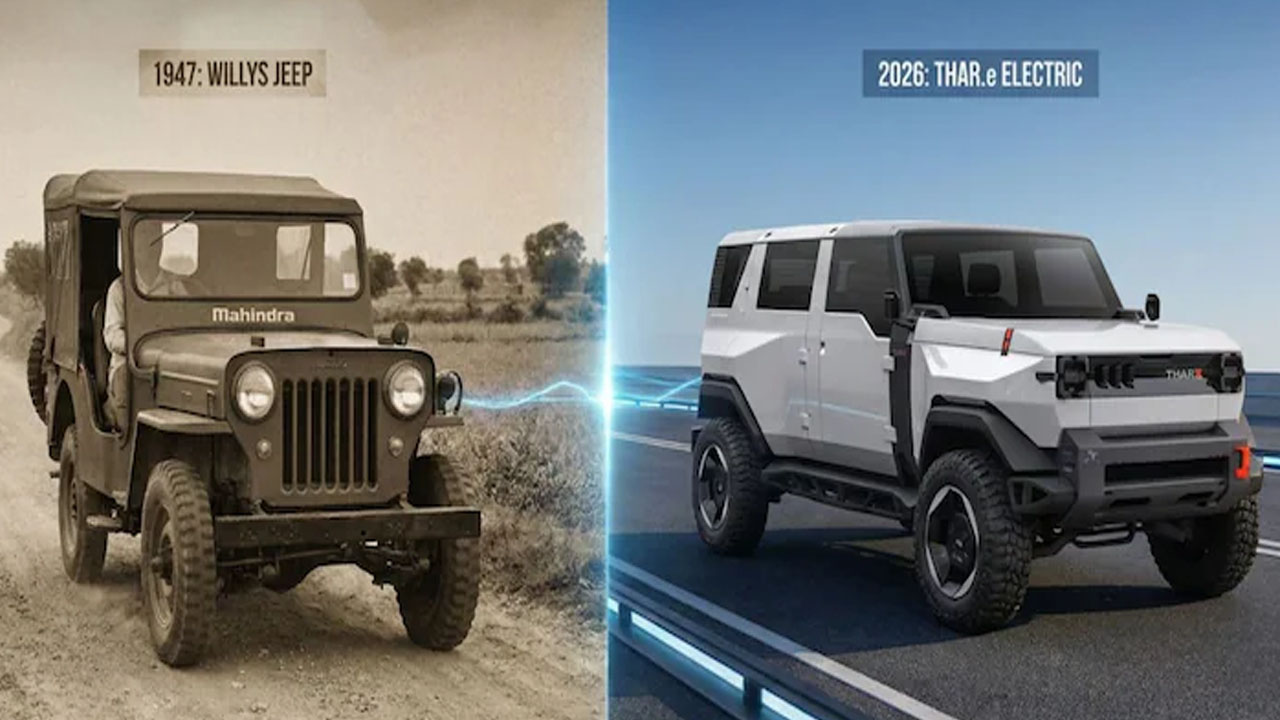 Anand Mahindra: 1947 విల్లీస్ జీప్ నుంచి థార్.ఈ వరకు.. ఒక్క వీడియోలో మహీంద్రా 77 ఏళ్ల ప్రయాణం..